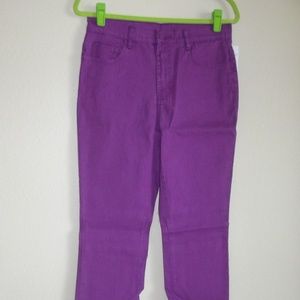 Diane Gilman Boot Cut Pretty in Purple Jeans